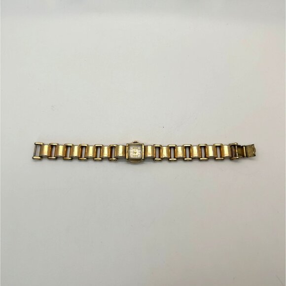 Vintage Helbros Womens 10K RGP Wristwatch 1/20 12K GF Band Non-Functioning - Picture 2 of 14